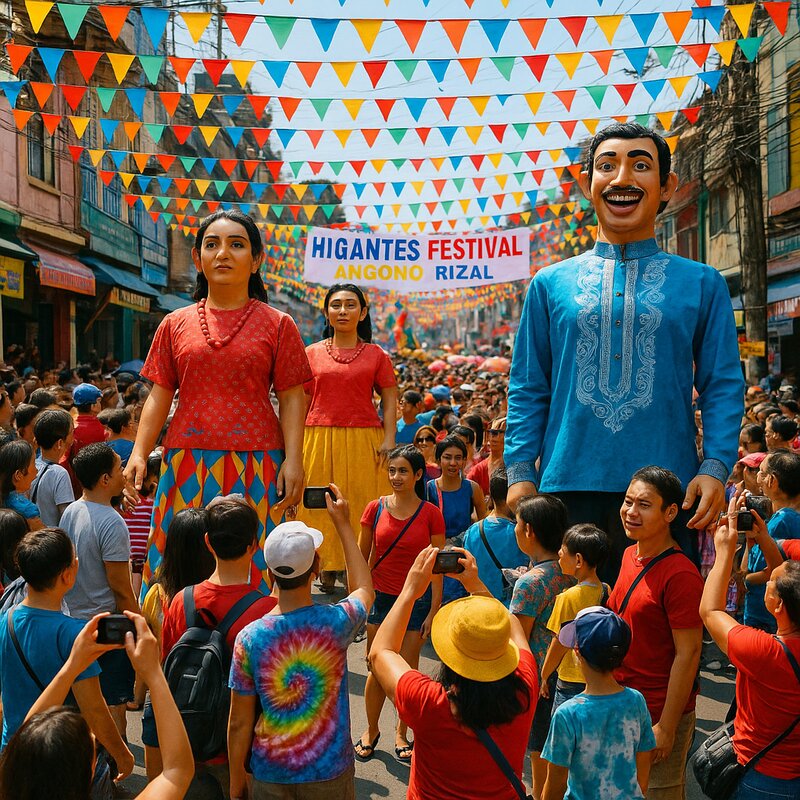 Crowds of spectators enjoying the festive atmosphere