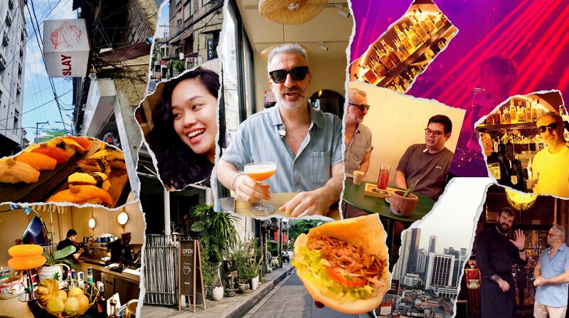 Poblacion street scene in Makati