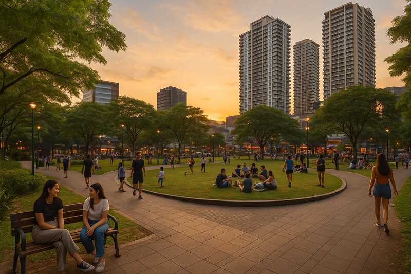 Urban park and green spaces
